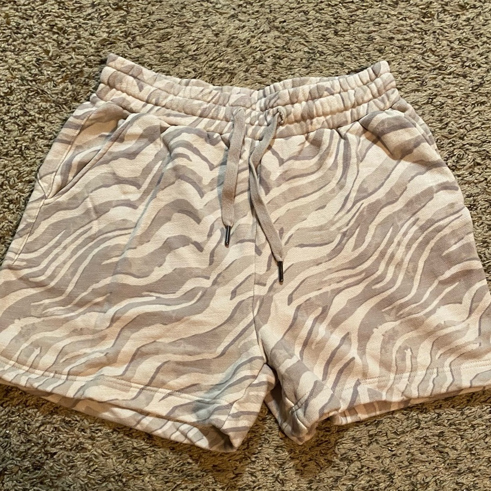 Sweaty Betty Zebra Print Shorts